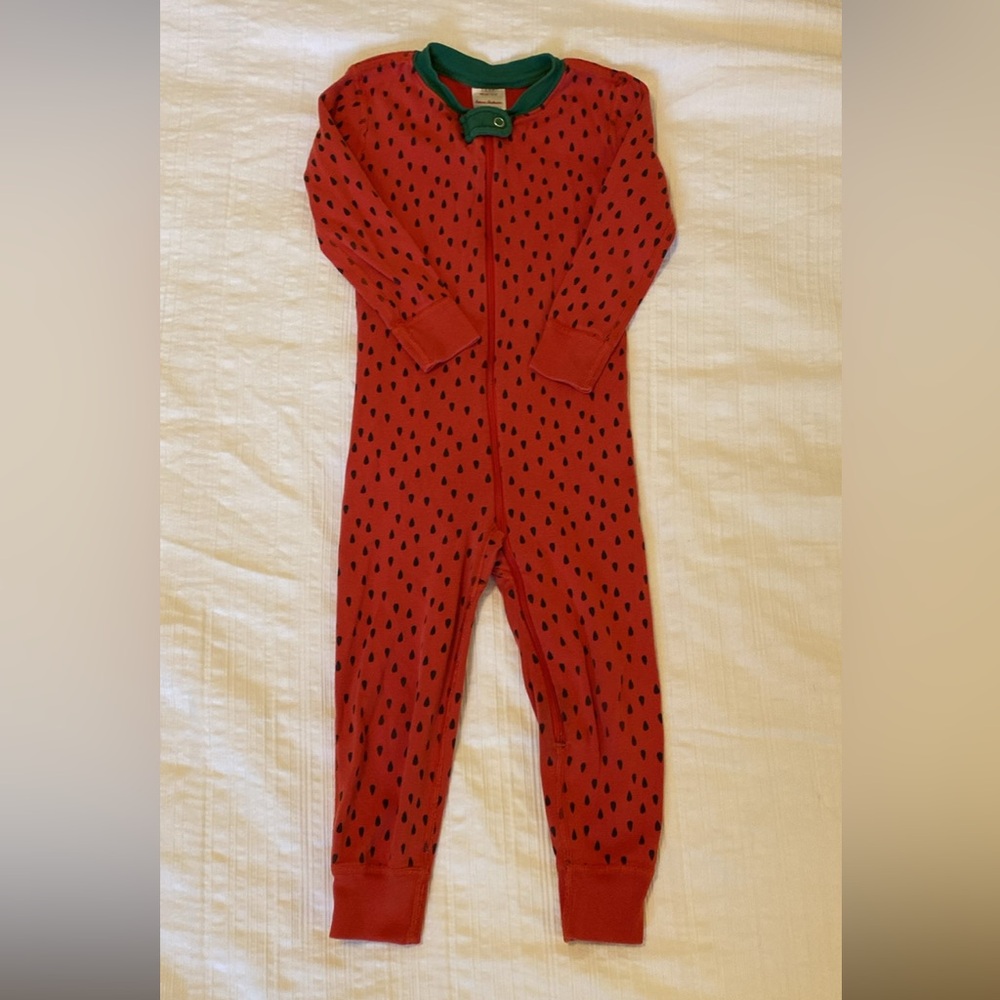 Hanna Andersson Red Strawberry Pajama